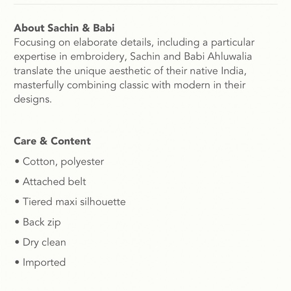 NWT Sachin & Babi Jacquard Tiered Maxi Skirt - Picture 11 of 12